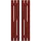 Ekena Millwork Americraft 3-Board (2 Batten) Wood Spaced Board-n-Batten Shutters w/ Z-Bar, ARW102SB311X77MRH, PR ARW102SB311X77MRH - alternate 1